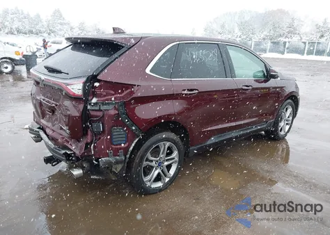 2017 Ford Edge Titanium из США, поврежденный, VIN 2FMPK4K86HBC60380